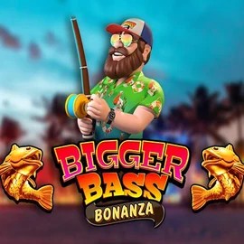 Bigger Bass Bonanza game by Pragmatic Play – logo hosted on Tikitaka Casino