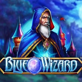 Blue Wizard slot logo by Quickspin at Tikitaka CasinoBlue Wizard