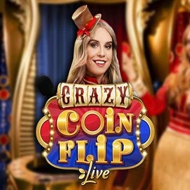 Crazy Coin Flip logo – Live Casino by Evolution at Tikitaka Casino