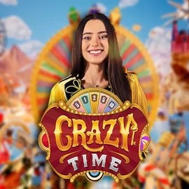 Live Casino logo of Crazy Time from Evolution at Tikitaka Casino