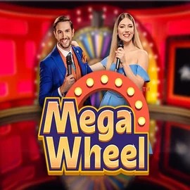 Mega Wheel online game logo by Pragmatic Play on tiki-taka-casino.nl