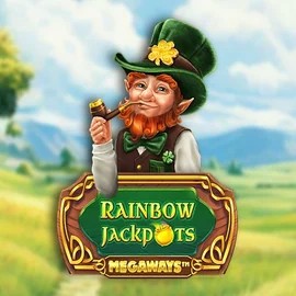 Rainbow Jackpots Megaways casino game by Red Tiger Gaming – featured logo at Tikitaka Casino