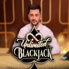 Unlimited Blackjack by Ezugi, showcased at tiki-taka-casino.nl – game logo