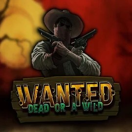 Wanted Dead or a Wild by Hacksaw Gaming, showcased at tiki-taka-casino.nl – game logo